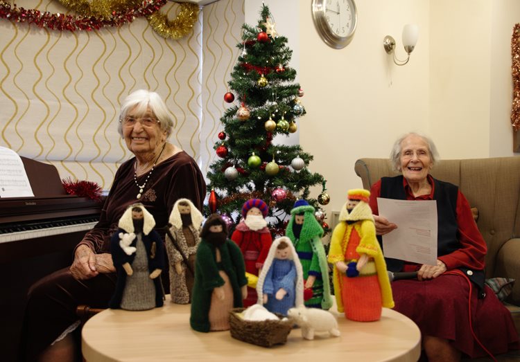 WATCH: Is this a late entry for the Christmas number one? Halstead care home residents write their very own Christmas song